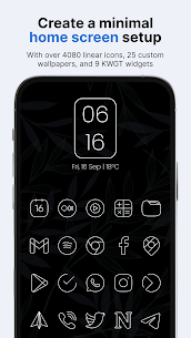 Vera Outline White Icon Pack Patched APK 1