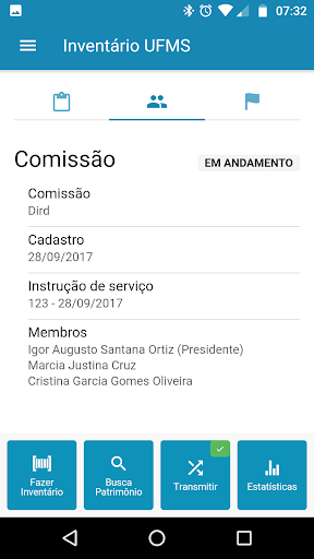 Inventário UFMS Screen 3