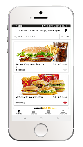 FastEat - Fast Food Delivered Screen 2