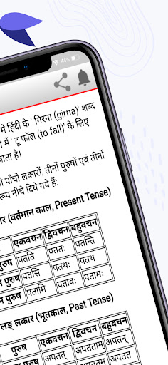 Sanskrit Dhatu Roop Screen 3