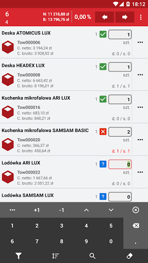 WAPRO Mobile Mag - Magazynier Screen 3