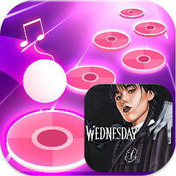 Wednesday Addams 2 Hop Tiles