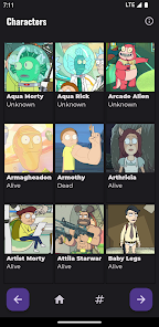 Captura de Pantalla 15 Rick and Morty Characters App android