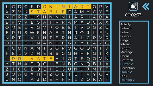 Word Find Relaxing Puzzles