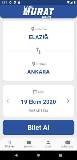 Android application Elazığ Murat Turizm screenshort