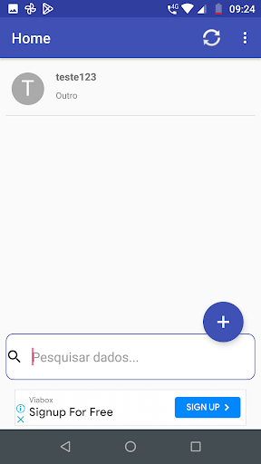 Minhas senhas Screen 3