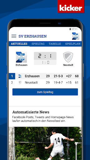 SV Erzhausen Screen 2