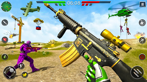Robot FPS Shooting Gun Games Screen 3