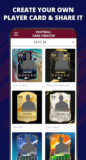 FUT Card Creator 25 Screenshot 2 - AppWisp.com