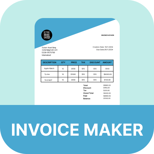 Invoice Maker App For Android Télécharger sur Windows