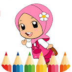 muslim cartoon - coloring game
