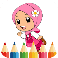 muslim cartoon - coloring game