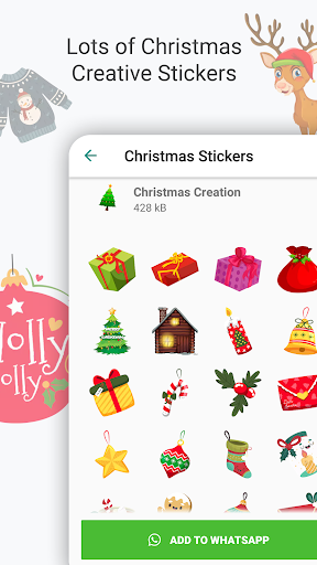 Christmas Stickers for Whatsap