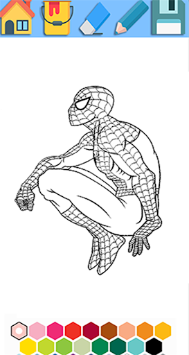 Hero Super coloring book