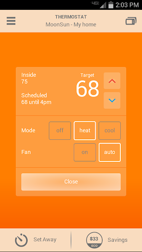 EcoFactor Screen 2