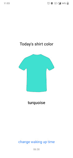 Todays shirt color Screen 2