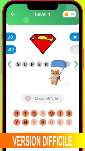 Aperçu de l'application
