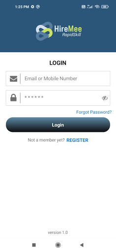 HireMee RapidSkill Screen 3