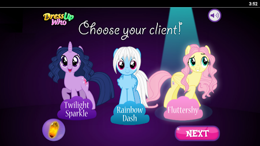 Girls Dress Up Pony