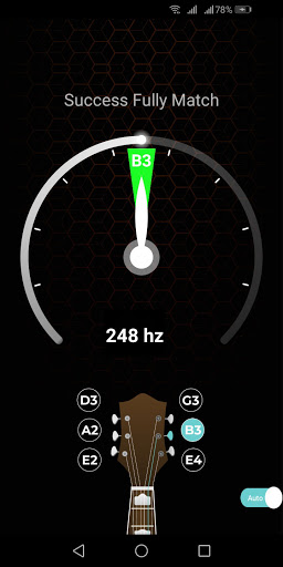 Six string guitar tuner Screen 2