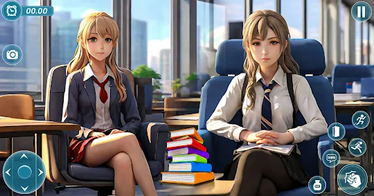 School Simulator Anime Girl 3D