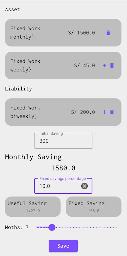 Android application FinaSafe screenshort