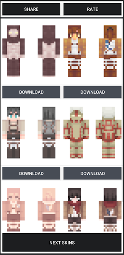 AOT Skins for MCPE