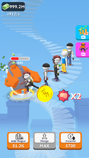 Idle Staircase Strikers Screen 3