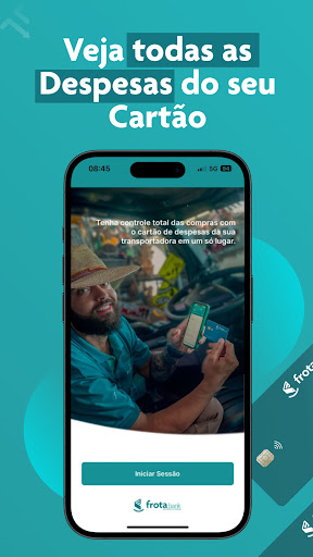 Android application Frotabank Despesas screenshort