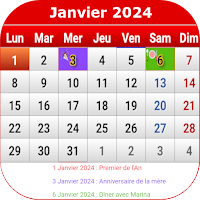 Français Calendrier 2021