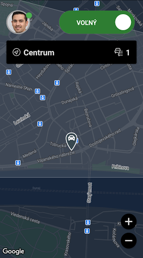 TAXIKEY Driver Screen 2