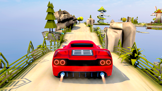 Cartoonish Car Stunt Games 3D - Screenshot 1