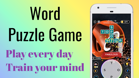 Wort-Puzzle-Spiel
