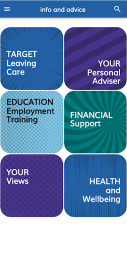Target Care Leavers App Screen 2
