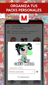 Captura 6 Memetflix Stickers animados android