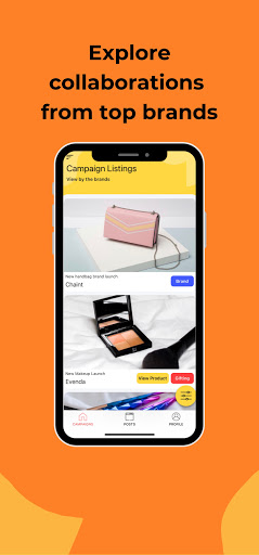 Android application Gaibo Influencers screenshort