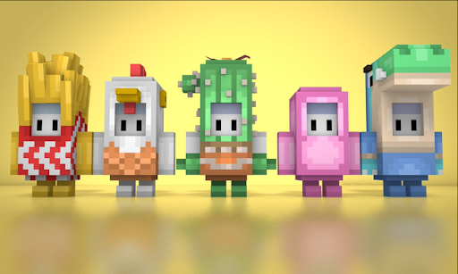 Fall Guys Mod for Minecraft PE