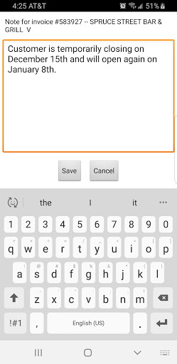 MobileRouteManager3 Screen 3