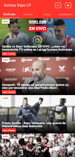 Android application Somos Rayo CF News screenshort