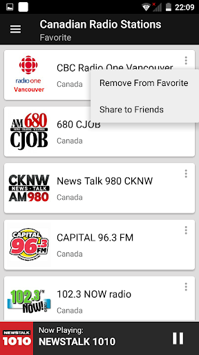 Canadian Radio Stations FM-AM