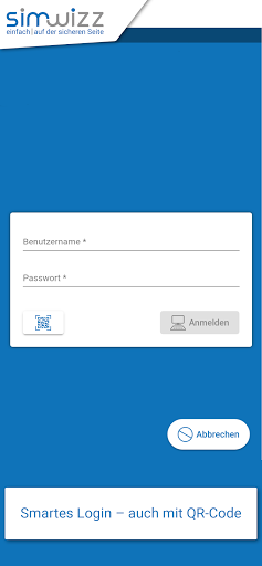 Android application simwizz screenshort