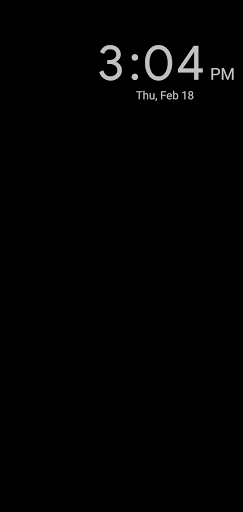 Android application ClockSaver screenshort