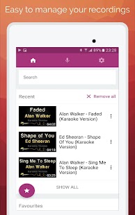 Karaoke: Sing & Record Screenshot