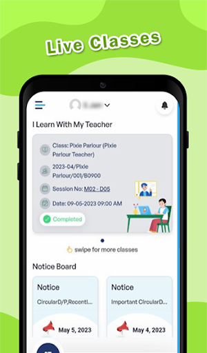Android application The Kinder Castle Student App screenshort