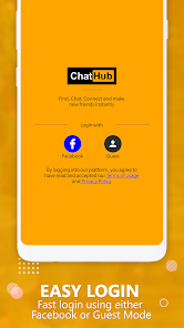 Captura de Pantalla 3 ChatHub - Live video chat & Ma android