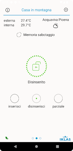 Android application IKLAS SMART&SECURITY screenshort