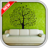 Tree wall murals icon