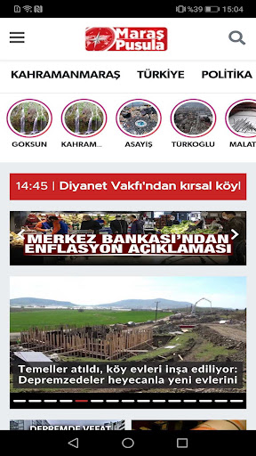 Android application Maraş Pusula Haber screenshort