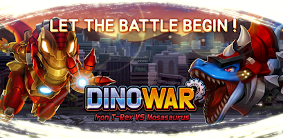 Dino War Iron T-Rex VS Mosa