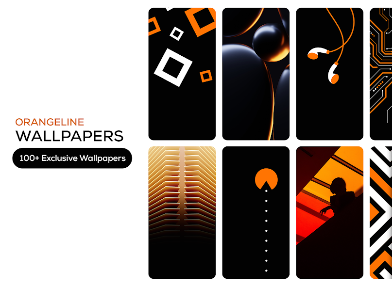 OrangeLine IconPack : LineX banner